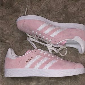 Pink adidas sneakers